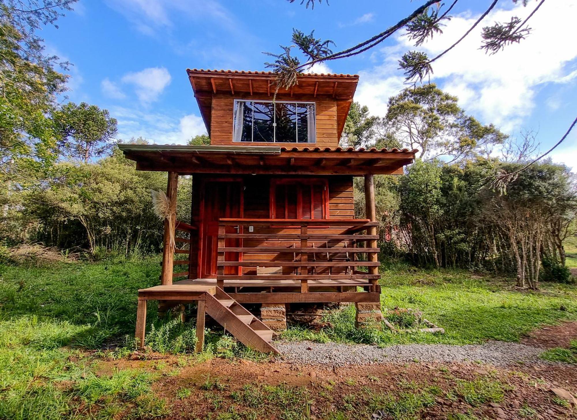 Cabana Na Floresta Rincao Do Fortaleza Cambará Esterno foto