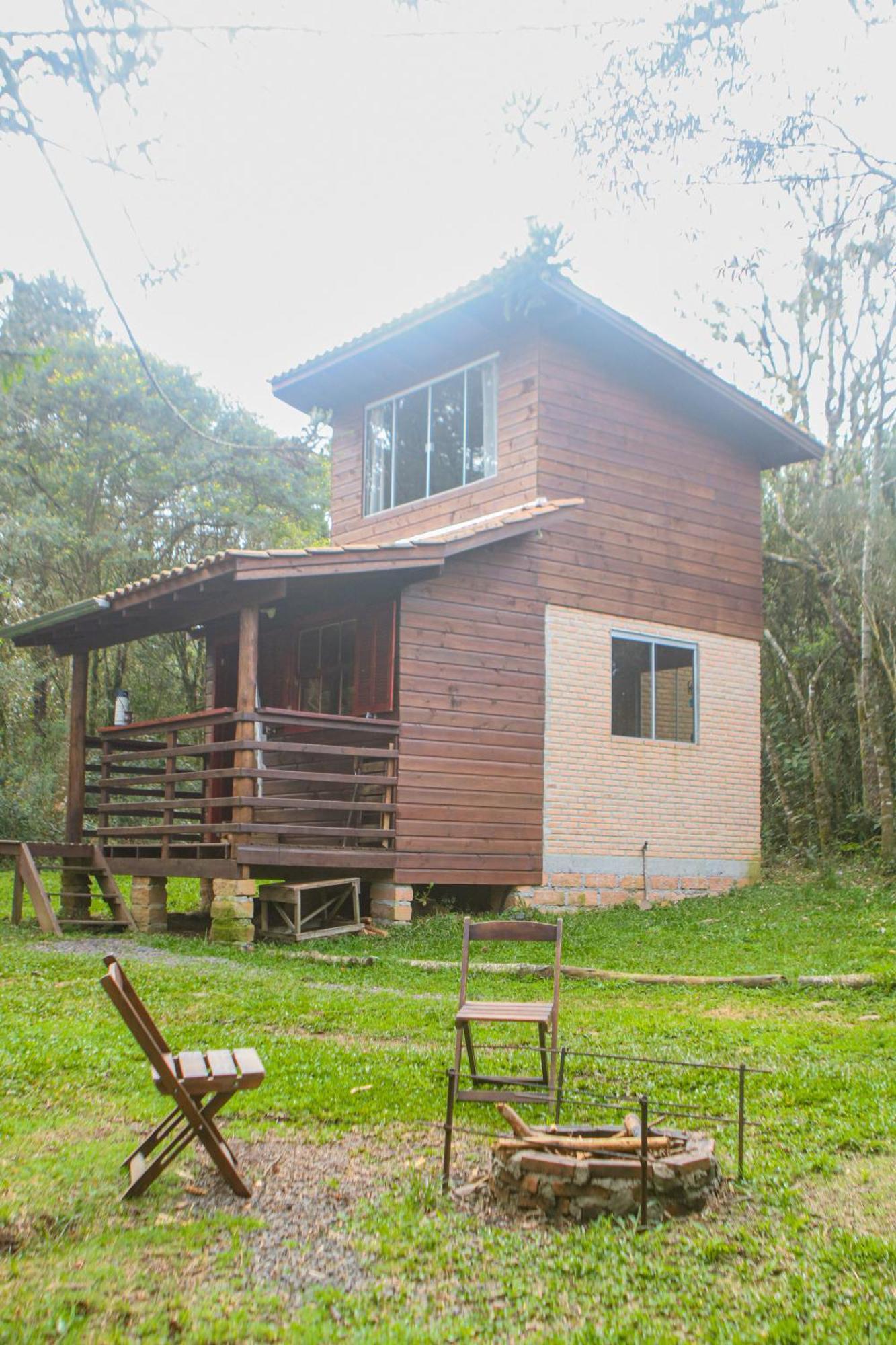 Cabana Na Floresta Rincao Do Fortaleza Cambará Esterno foto