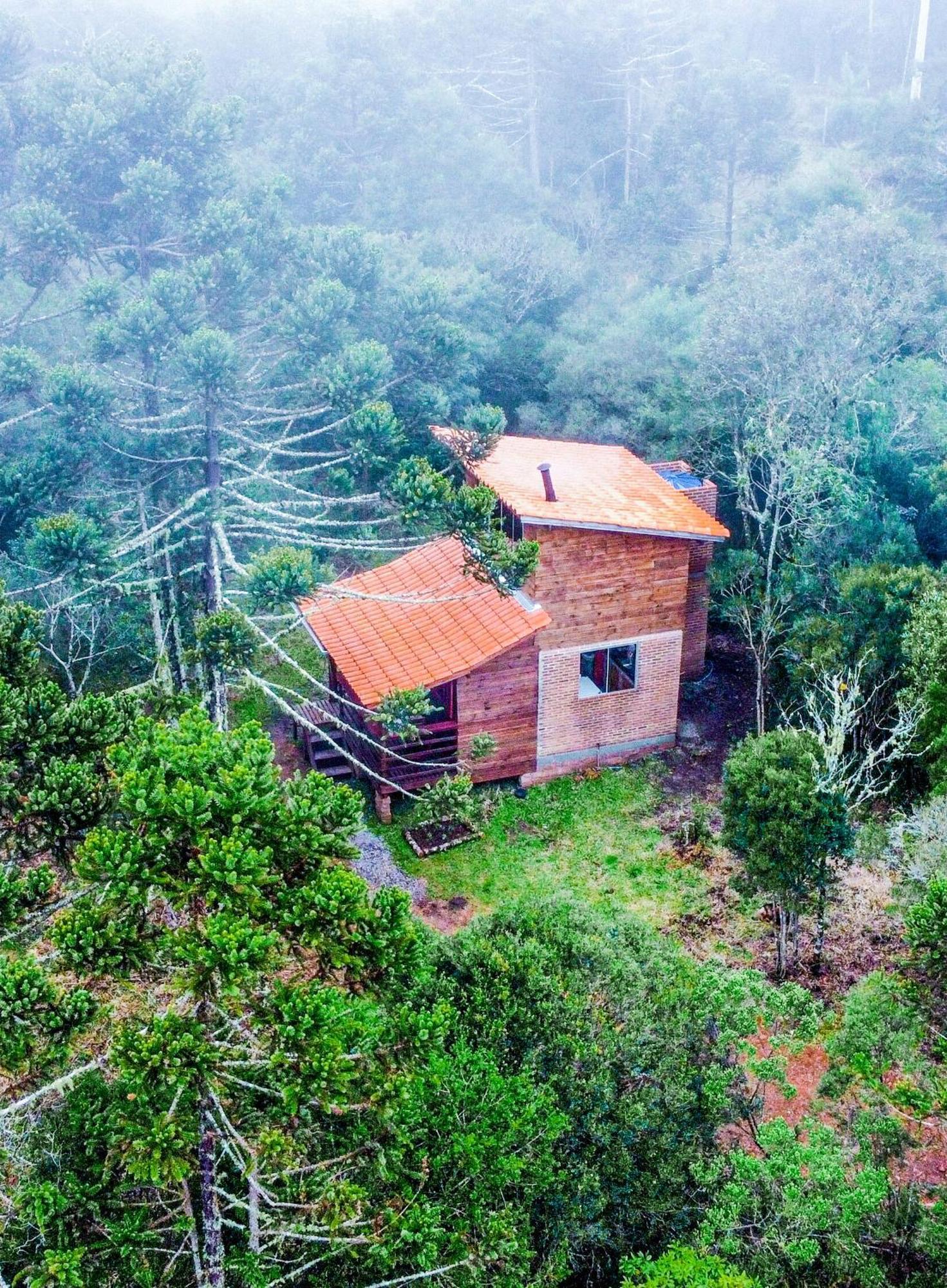 Cabana Na Floresta Rincao Do Fortaleza Cambará Esterno foto
