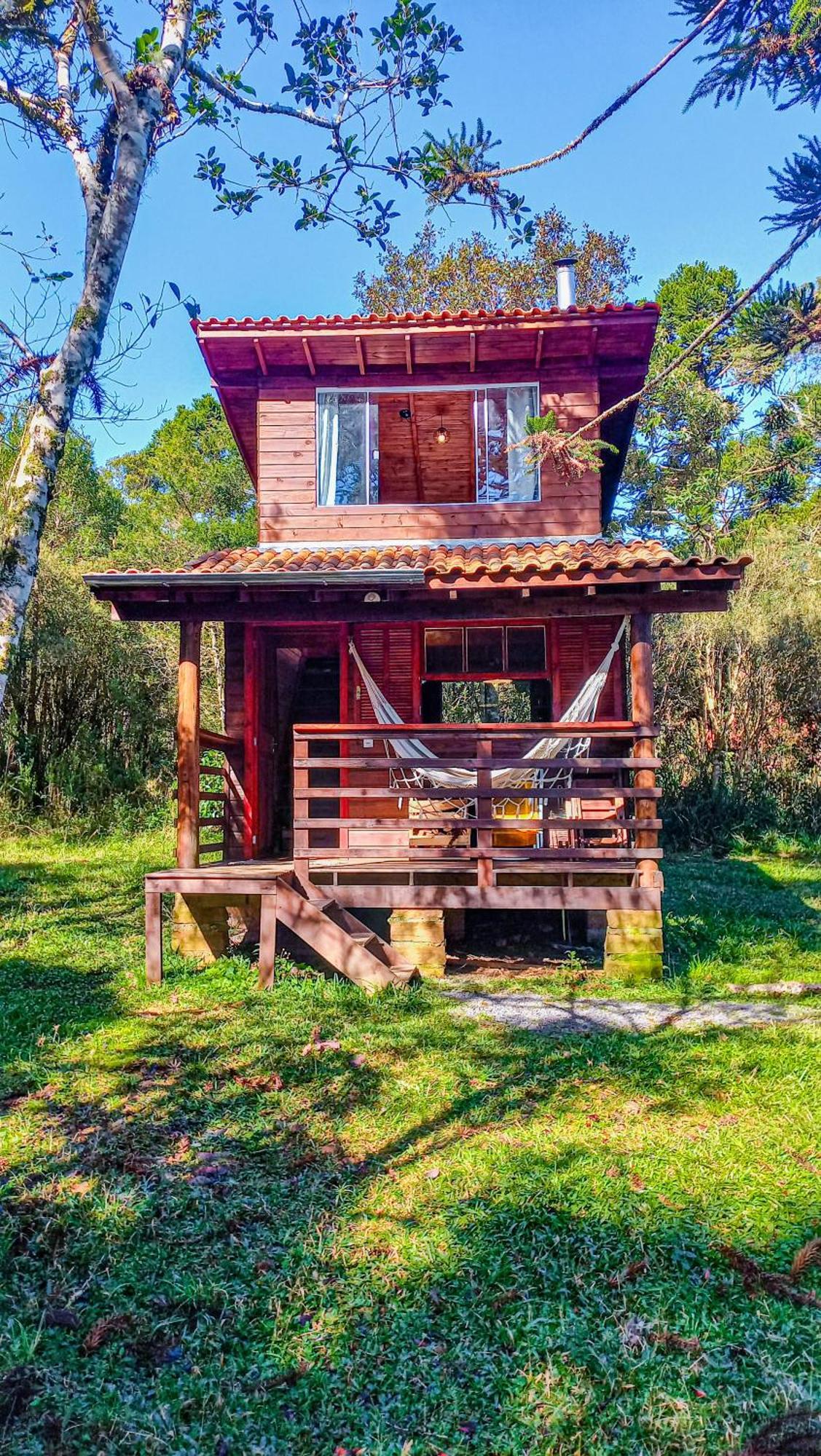 Cabana Na Floresta Rincao Do Fortaleza Cambará Esterno foto