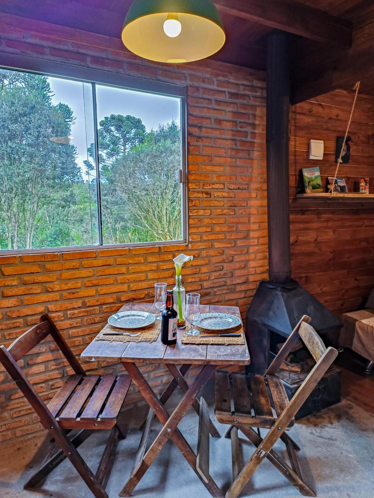 Cabana Na Floresta Rincao Do Fortaleza Cambará Esterno foto